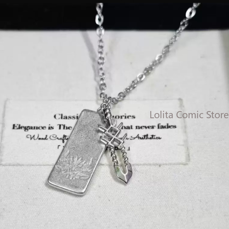 Anime Pendant Necklace - アニメ『アークナイツ』のチョングユエ・ダスク・ニアンをモチーフにしたコスプレ用アクセサリー。コミックコンで人気。普段使いにも最適なネックレス。クリスマスギフトとしても。