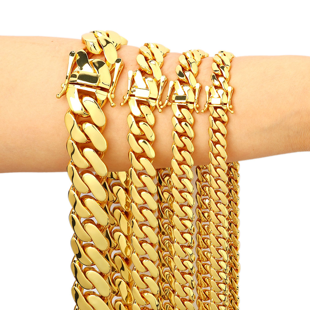 Cuban Link Chain 12Mm - 卸売 10mm/12mm/15mm/20mm 真鍮製マイアミキューバンリンクチェーン クラシック メンズ レディース