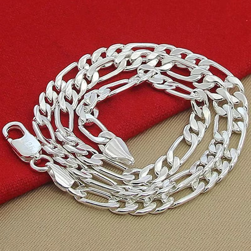 925スターリングシルバー製、男性用クラシックな12mmキュ - Cuban Link Chain 12Mm のレビューと価格