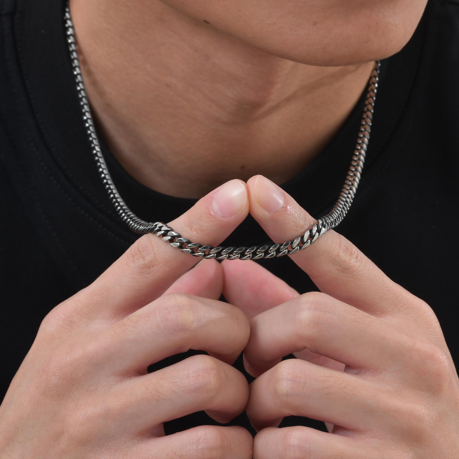 3-11MM クラシックキューバンチェーンネックレス メンズ - Cuban Link Chain 12Mm のレビューと価格