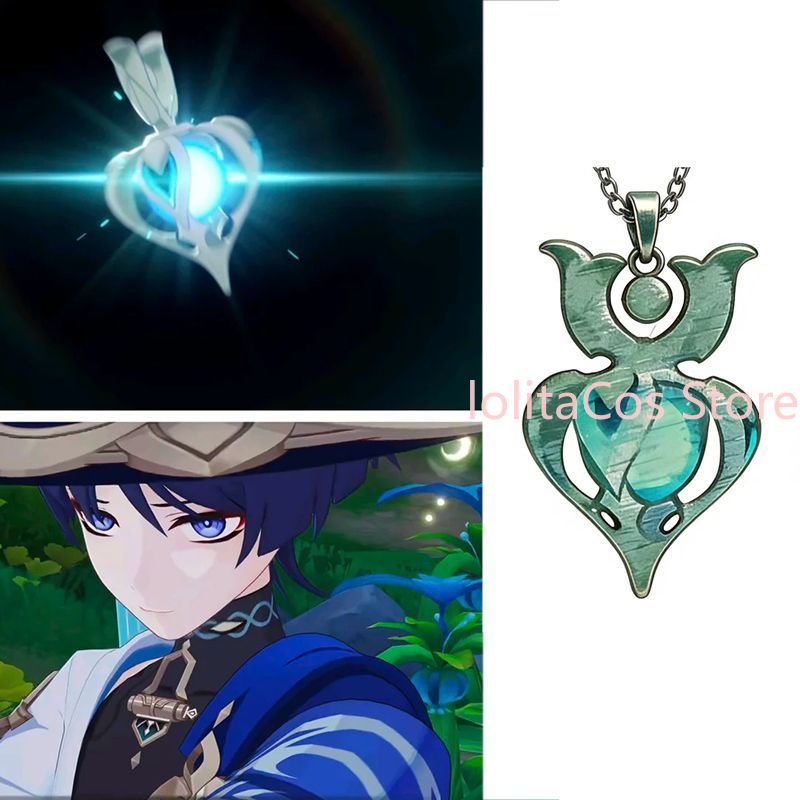 原神インパクト放浪者メタルネックレスペンダントコスプレ小道具 - Anime Pendant Necklace のレビューと価格
