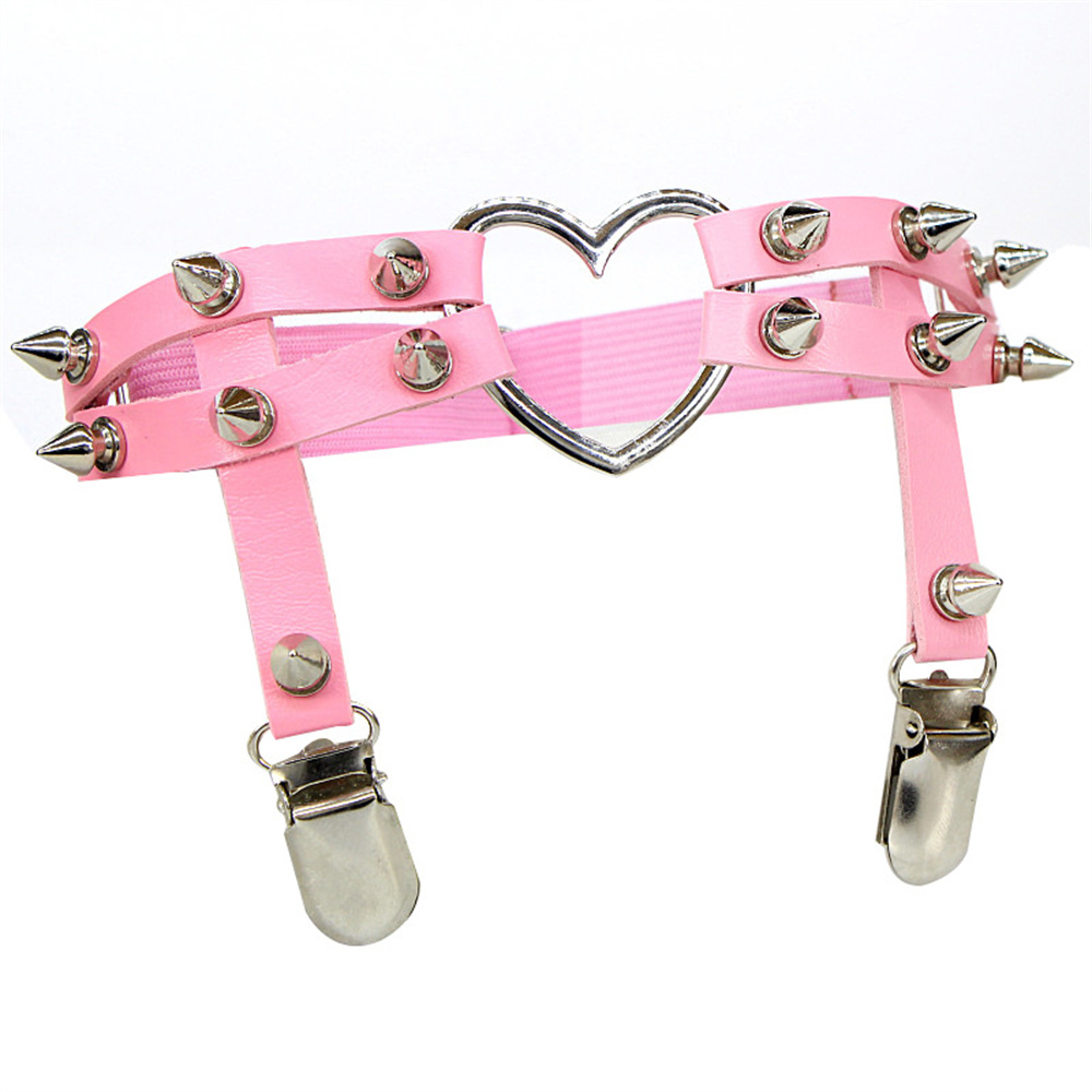 1 個女性パンクゴスハート Pu レザー弾性脚リングボディジ - Body Jewelry のレビューと価格