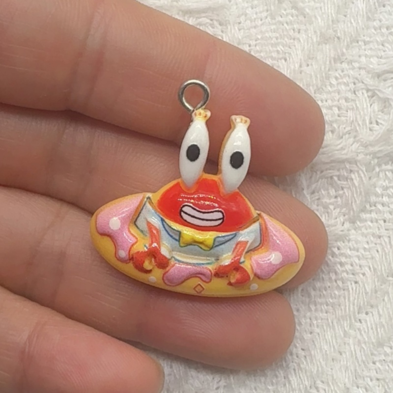 10個入り漫画風樹脂ペンダント、DIYジュエリー製作イヤリン - Earrings のレビューと価格